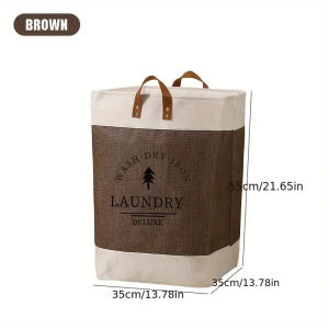 Large Capacity Laundry Basket Portable Clothes Toy Storage Organizer Home Foldable Laundry Hamper