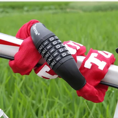 SGFIT TONYON Bicycle Lock Quality Anti-Theft 5 Digit Long Number Passcode Combination Bike Chain Cable Lock