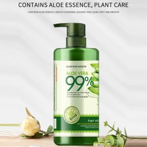 (FDA APPROVAL)Original 99% Aloe Vera Conditioner & Shampoo & Shower gel 800ml Salon Repair Moisture Hot Oil Cream 750g