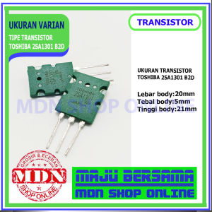 Transistor TOSHIBA 2SA1301 B2D JAPAN / TOSHIBA 2SA1302 JAPAN Original