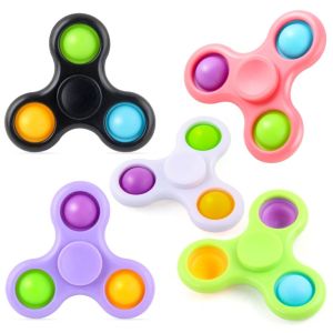 BEIBEI 1pc Bandhnu Finger Push Bubble Fingertip Gyroscope Fingertip Toys Hand Spinner Hand Spinner Three-Finger Fidget Spinner Pop It Toys Pop Fidget Toys Push Bubble