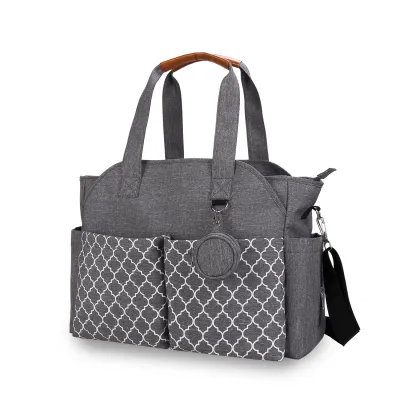 (Moms bag) Diaper Bag for baby large Capacity waterproof Mom Messenger hospital bag