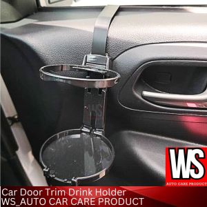 Car Accessories Drink Holder Door Trim Cafe Holder Black