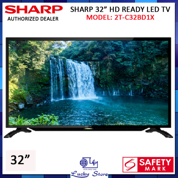 Sharp 2t C32bd1x 32 Inch Hd Ready Digital Led Tv Non Smart Dvb T2 Digital 3 Years Warranty 7705