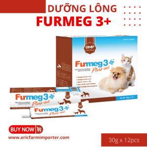 FURMEG 3 plus ɡel dưỡng lông và da 🐶 FREE SHIP 🐶 Cải thiện viêm da ngứa dị ứng và khớp ăn ngon miệng