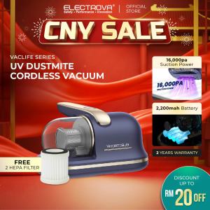 Electrova Cordless UV Mite Remover Vacuum Cleaner VacLife Series