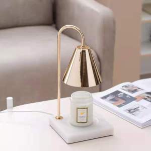 พร้อมส่ง ไม่ต้องจุดเทียนใช้ไฟอีกแล้ว Candle Warmer โคมไฟละลายเทียนหอม โคมไฟอุ่นเทียนหอมฐานหินอ่อน โคมไฟเทียนหอมโคมไฟอุ่นเทียนละลายขี้ผึ้ง
