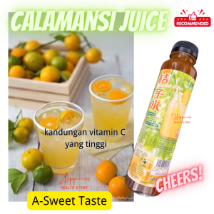 Calamansi Juice -Pure & Natural 100% 纯正 鲜榨桔子 (手工制作) ~丰富维生素c 舒缓咳嗽 喉咙不适 -既冲饮品  -  佬黄桔 浓缩桔子水 / 陈年金桔 / 蜜汁金桔 冲泡饮料 480G/800G juice lime vitamin -HAPPINESS HEALTH STORE