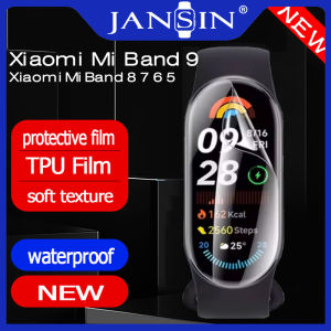Hydrogel Film For Xiaomi Mi Band 9 Screen Protector Clear Full Protective Film for Xiomi Mi Band 8 miband 9 Mi Band 7 Mi Band 6 5 Smart Wristband （Not Glass）