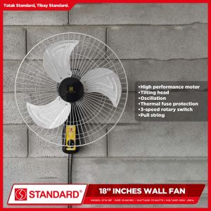 Standard Wall Fan 18" Metal Blade STW-18F