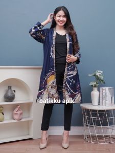 Outer bohimian Cardinga Etnik Kekinian Long Outer Premium Long