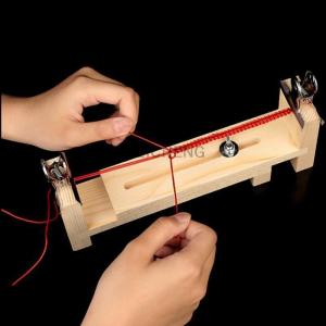[COD] WEICHENG Creative Practical Rope Braiding Tool Hand-knitted Rope Rack For Bracelets Necklaces DIY Handcraft Rope Knitting Fixing Tools