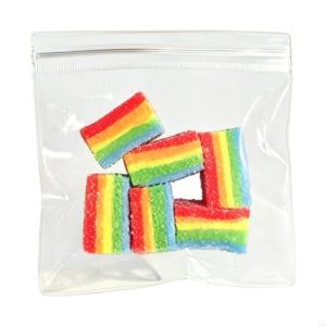 KAKA Food Shape Rainbow Candy Squeeze Toy Hand Relax Slow Rebound Sensory Fidget Toy Creative TPR Material Rainbow Strip Fidget Toys Kids Adults