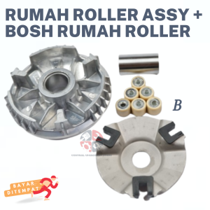 54P YAMAHA MIO PAKET KOMPLIT SET RUMAH ROLLER ASSY + SET BOSH RUMAH ROLLER + SET KIPAS RUMAH ROLLER + SET ROLLER MOTOR MIO J / GT / SOUL GT / FINO FI / X-RIDE