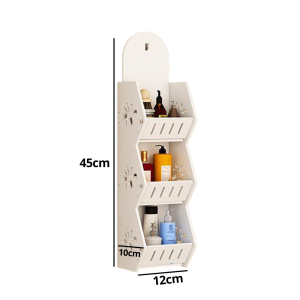 Kệ giá treo đa năng màu trắng kệ để đồ kệ đựng đồ nhà tắm chống nước chống mốc 100%