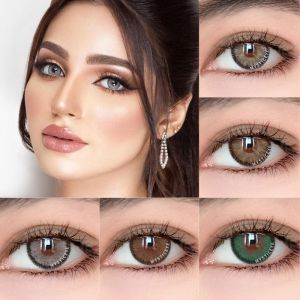 [COD] SOFTLENS MAGIC BIG EYES SERI GREY LENSA KONTAK 14.5MM (NORMAL)