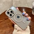 MAGSAFE !! CLEAR CASE Warna TITANIUM NATURAL iPhone 15 Pro Max ProMax 15+ Plus Drop Military (Anti KUNING) Case Ori HardCase Belakang Casing Acrylic Soft Silicone Samping Silikon Bening Kondom Hard 5G OMLED Transparent SPIGEN Mag Safe Galaxy ORI ABU Abu. 