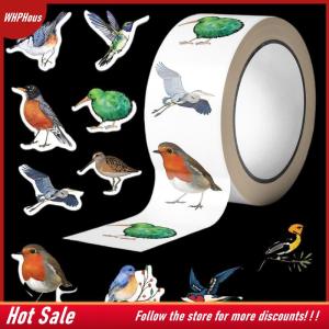【COD】🔥🔥🔥 500pcs roll Bird Roll Stickers Phone Scrapbook Envelope Gift Water Cup Guitar Skateboard Notebook Waterproof Decorative