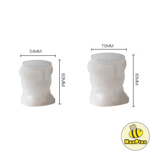 MaxPlus Silicone 3D Bear Molder Ice-making Ice Cube Ice Mold Box Ice Cream Coffee Chocolate Molder