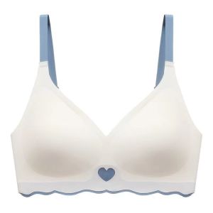 Maniyun 100% Original Sweet Heart Seamless Bra Women Thin Cup Soft Support Push Up Bra Small Chest Gathered Non-wired Comfort Bra Lingerie 原装高质量