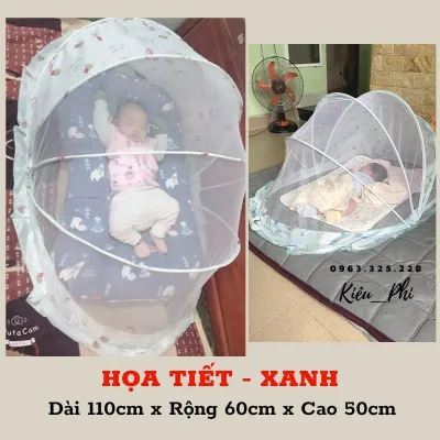 Mùng chụp tự bung chống muỗi cho bé - Màn chụp tự bung gấp gọn cho bé sơ sinh bé lớn có che ánh sáng