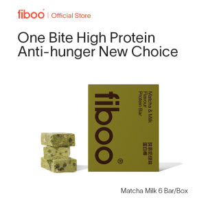 [Buy 3 Free 1] Fiboo Protein Bar High Protein 6.3g Fiber 3.2g Meal Replacement Diet Snack Double Layer 0 Sugar <100kcal 25g x 5/6 HalalMild and effective