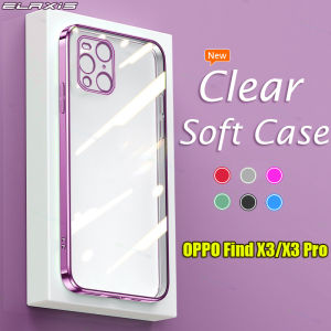 Silicone mạ Ốp điện thoại mềm Oppo Find X3 / X3 Pro New Original vỏ điện thoại rõ ràng Ốp Nhiều màu Ngọt Ngào Màu sắc ống kính bọc hoàn toàn Ốp bảo vệ điện thoại el004