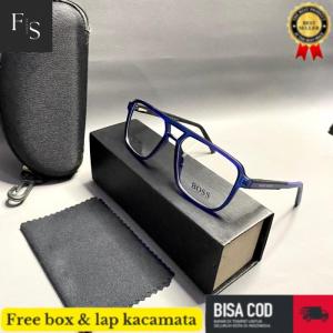 [ BEST SELLER ] New Frame Kacamata Pria 2281 Model Terbaru Kualitas Premium / Frame Kacamata Pria Anti Radiasi / Frame Kacamata Pria Terbaru 2023 dan termurah / Frame Kacamata Pria Modis dan Kekinian free Box dan Lap Pembersih /  Kacamata Murah - FS Stuff