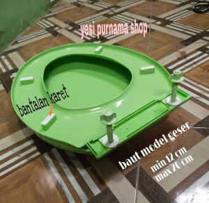 Tutup closet Model Toto UNIVERSAL BANTALAN KARET OT - HIJAU