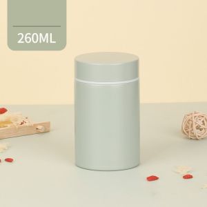 PRETTY MJ Stainless Steel Insulation Cup Portable Mini Pocket Thermal Water Bottle Cute White Fungus Insulated Lunch Box Student Worker