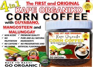 CORN COFFEE HERBAL - 4 IN 1 GUYABANO MANGOSTEEN MALUNGGAY - ANTI DIABETES ANTI CANCEL ANTI HB