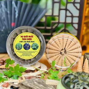 Nụ xông đuổi muỗi thảo dược 100% tự nhiên an toàn cho bé khử mùi ẩm mốc sạch không khí hộp 37 nụ