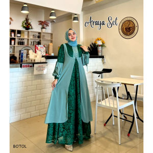 GAMIS PESTA MUSLIMAH GAMIS WISUDA ARAYA