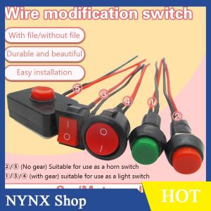 [NYNX] Nút chuyển đổi sửa đổi công tắc mini xe điện Dây Đèn còi sửa đổi xe máy công tắc nhỏ
