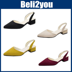 Pointed Low Heels Murah Flat Heels Women Ladies Flat Heels