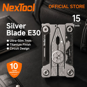 Nextool 20 In 1 Silver blade edc tool Portable multi-function pliers Multi tool Screwdriver Wrench Pliers with leather bag