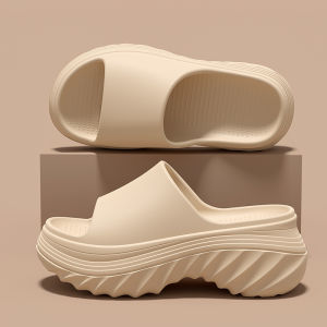 7.5CM High heels with lightness EVA Womens Outdoor Slippers Thick Sole Home Non-Slip Soft Sole Wedge Fashion Shoes