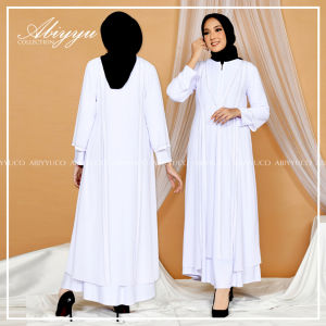 Gamis Abaya Turkey Hitam Turki Putih Turky Warna Warni Busui Terbaru | Abiyyuco TA9031