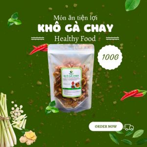 Khô gà lá chanh chay nhà làm 100-200gg- ăn chay và mặn đều được- dễ dàng mang theo- Hương Nhiên