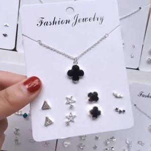 OSM JKT K5483 Kalung Anting Set / Kalung Anting Set Fashion Wanita Korea Akses Murah / Akses Kalung Anting Wanita