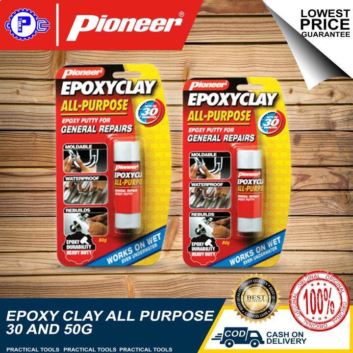 Pioneer Epoxy Clay All Purpose Steel Aqua G G Lazada Ph