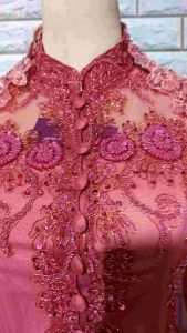Set Kebaya Pesta Kebaya Mantel Dusty Pink