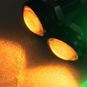 HKA – HAPPYKIDSACC ® ISI 2 PCS Lampu LED MATA ELANG BAUT EAGLE EYE 12Volt 23mm 12v 12 VOLT Universal Waterproof / FLEXIBLE FLEKSIBEL LED VARIASI MOTOR MOBIL