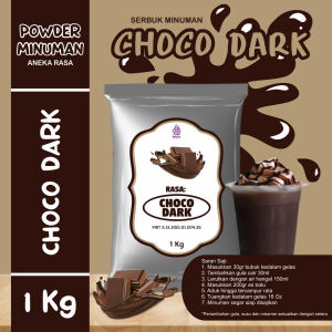 Bubuk Serbuk Minuman Rasa Choco Dark Bubuk Minuman Kekinian Rasa Choco Dark 1Kg