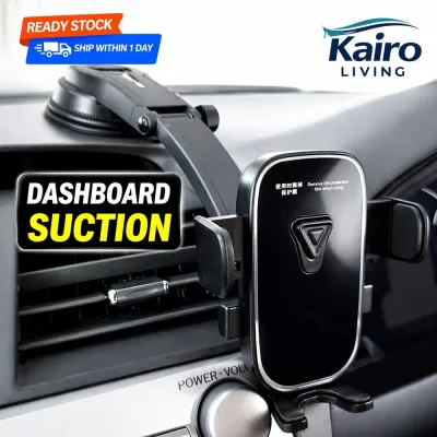Car Phone Holder Suction Cup Dashboard Windscreen Kereta Phone Holder Auto Lock 360° Rotation Phone Mount holder 汽车手机支架