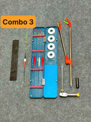 Combo hộp phao 5 phao ngày + 1 phao đêm + thẻo Đôi & Gác Cần