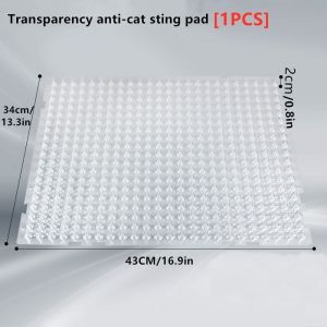 Indoor Anti Cat Mat Prickle Anti Cat Prickle Mat Sofa Isolation Protection Matting for Dog Cat  Gardening Outdoor Cat Repellent Mat