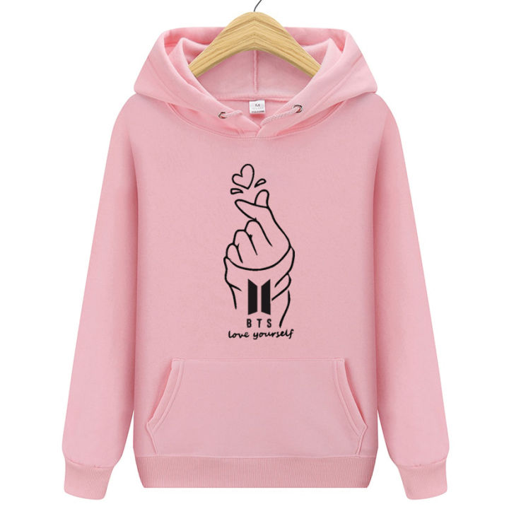 JAKET HOODIE JUMPER SWEATER ARMY BTS LOVE YOURSELF BTS KPOP HOODIE