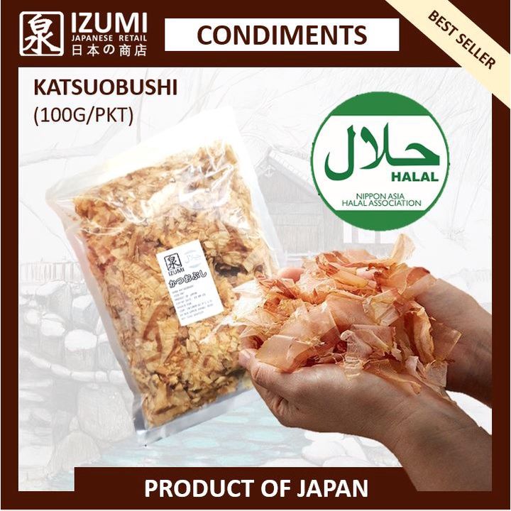 Katsuobushi Bonito Flakes (100g/pkt) HALAL Lazada Singapore