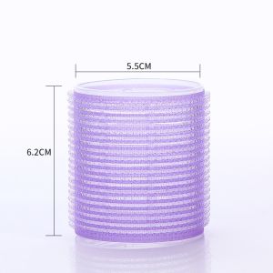 6pcs Hair Roller Multiple Size Natural Self-adhesive Curls Bang Fluffy Hair Home Use DIY Styling Tools